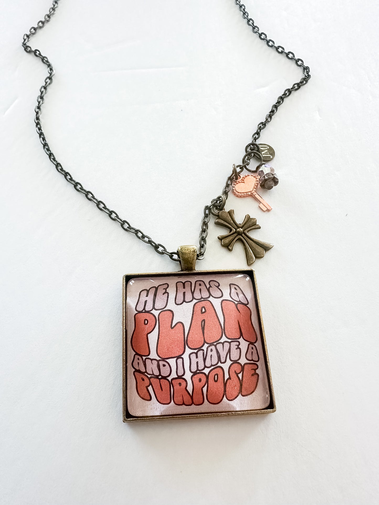 He Has a Plan and I Have a Purpose Necklace