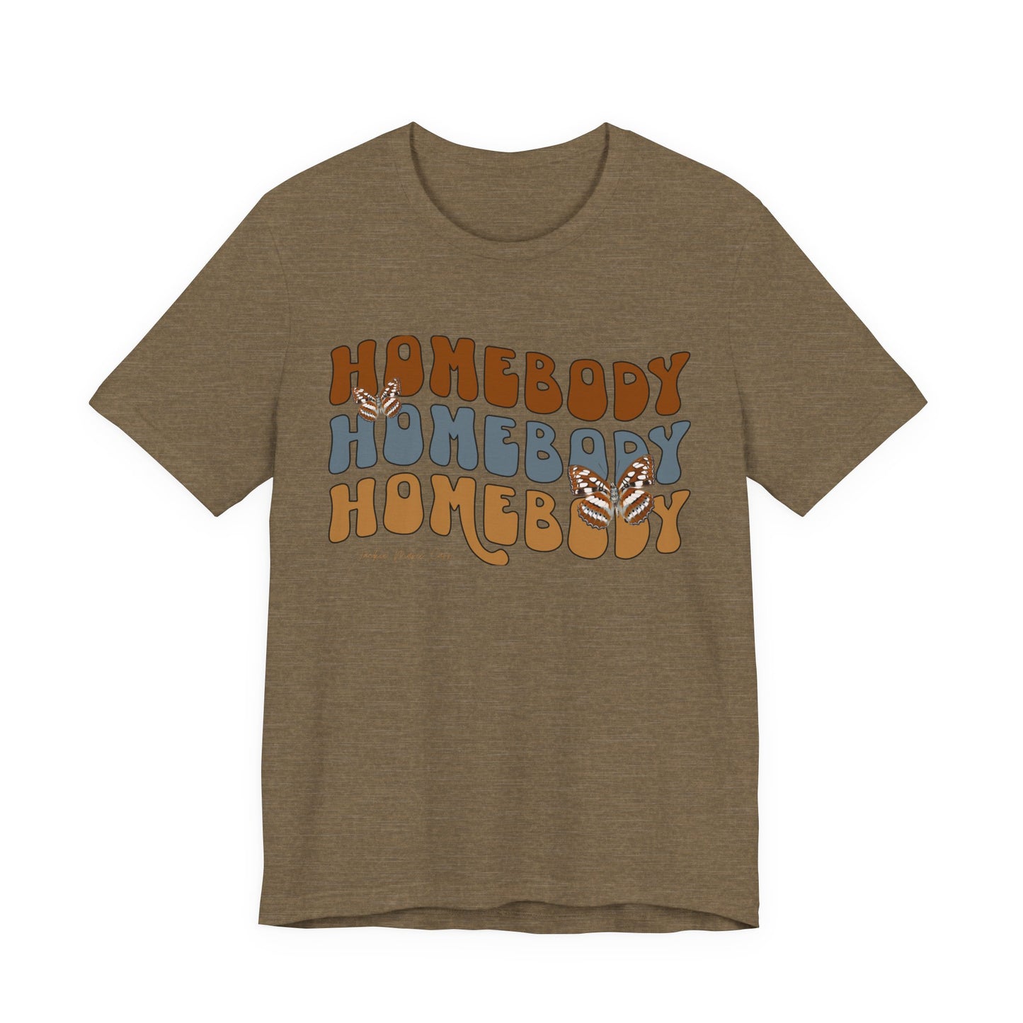 "Homebody" Jersey Short Sleeve Tee