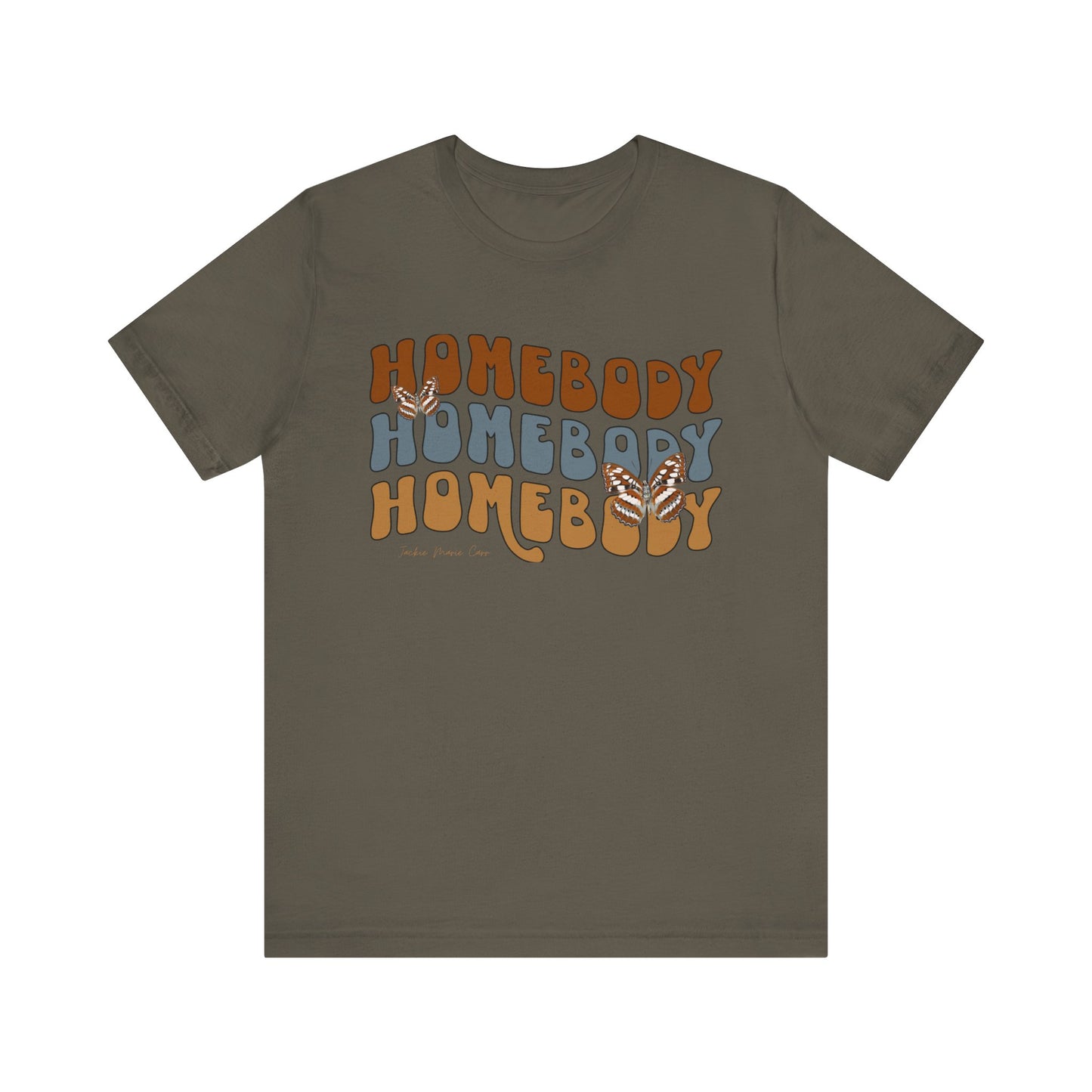 "Homebody" Jersey Short Sleeve Tee