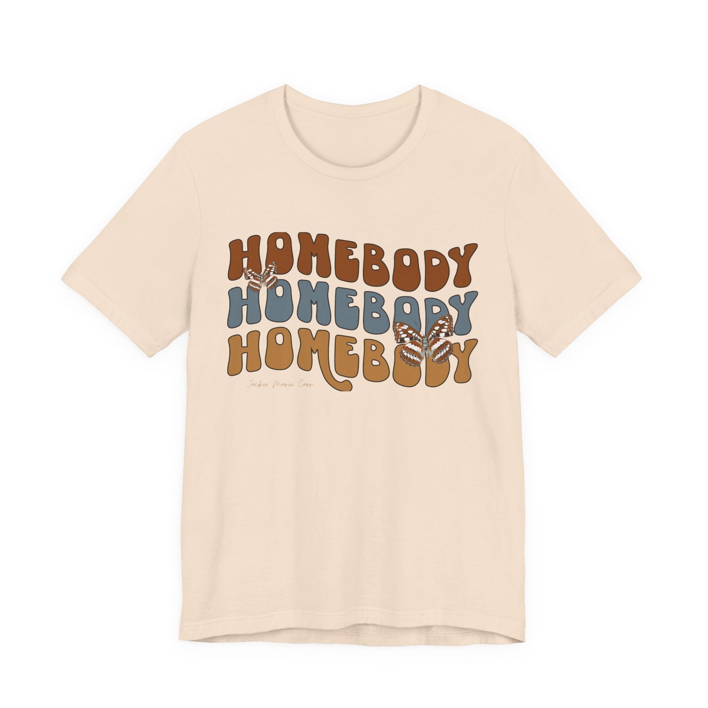 "Homebody" Jersey Short Sleeve Tee