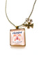 Changed But Not Destroyed Bronze Charm Christian Necklace