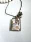 Okay with Not Being Perfect Christian Graphic Charm Necklace