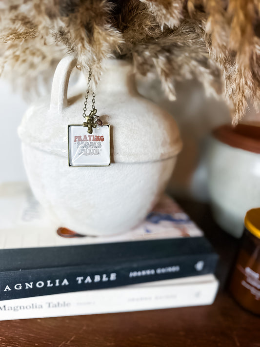Praying Moms Club Christian Necklace